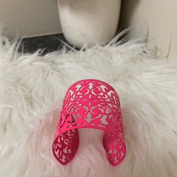 2/$10!!! Neon pink cuff bracelet - Picture 2 of 3